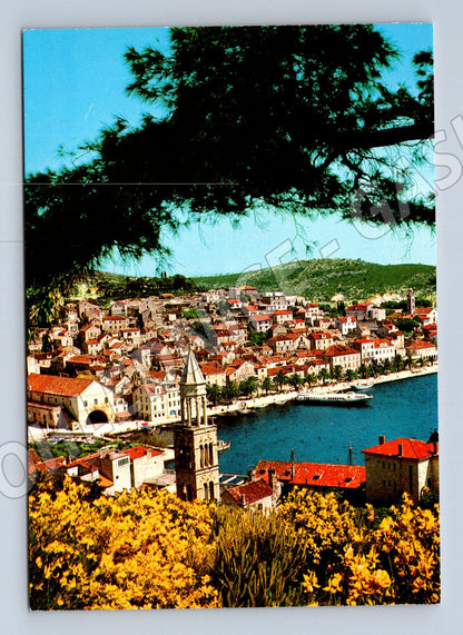 Pohlednice Hvar pohled na přístav a staré město (M17520)