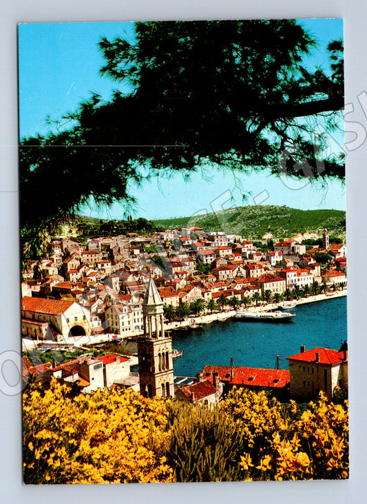 Pohlednice Hvar pohled na přístav a staré město (M17520)