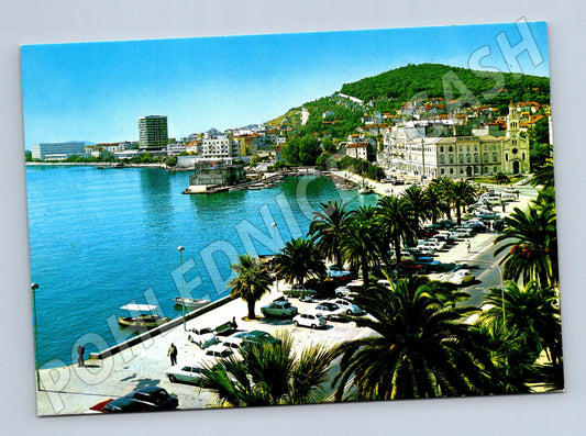 Pohlednice Split panorama promenády a pobřeží (M17524)