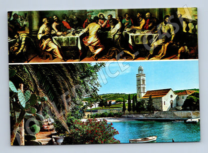 Pohlednice Hvar klášter Poslední večeře nepoužitá (M17525)