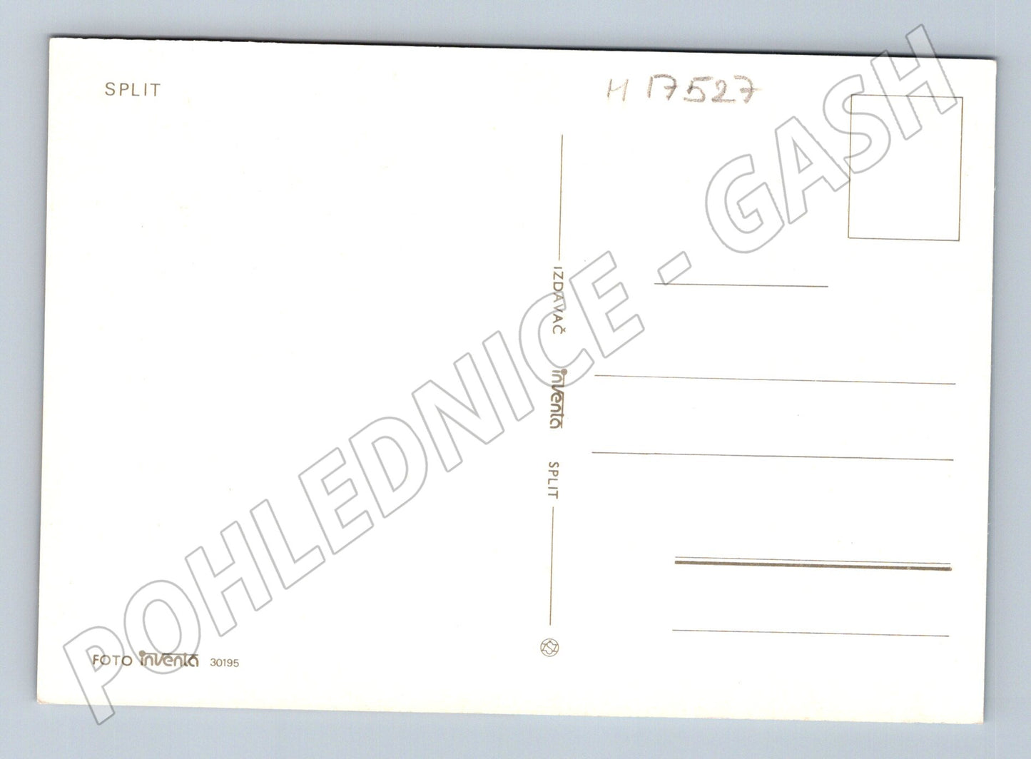 Pohlednice Split katedrála sv Dominia tržiště čistá (M17527)