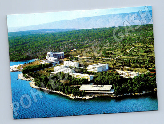 Pohlednice Stari Grad Hvar letecký pohled Chorvatsko (M17529)