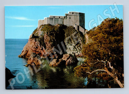 Pohlednice Dubrovník tvrz Lovrijenac 14 století (M17538)