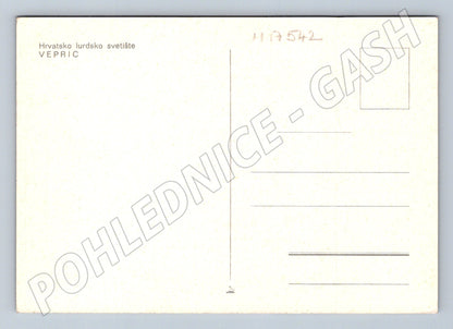 Pohlednice Vepric poutní místo lurdská svatyně (M17542)