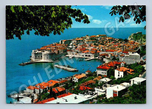 Pohlednice Dubrovník Chorvatsko výhled na město (M17548)