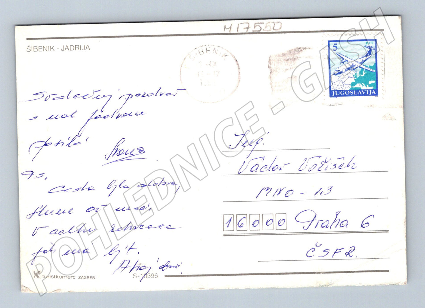 Pohlednice Šibenik Jadrija více záběrů poštou prošlá (M17550)