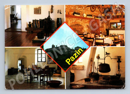 Pohlednice Pazin etnografické muzeum Istrie Chorvatsko (M17561)