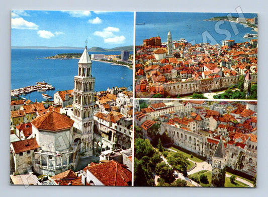 Pohlednice Split 1983 Diokleciánův palác více záběrů (M17574)