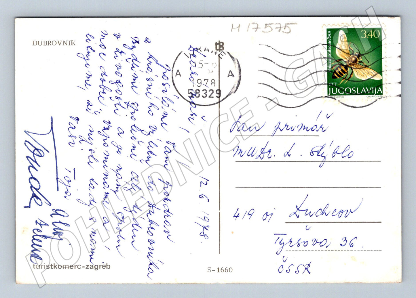 Pohlednice Dubrovník 1978 hrad pobřeží Jugoslávie (M17575)