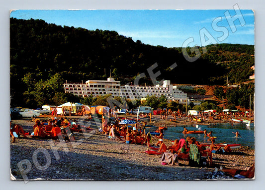 Pohlednice Rabac Jugoslávie 1972 pláž moře hotel do ČSSR (M17576)