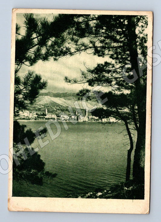 Pohlednice Rab Chorvatsko 1948 starý pohled poslaný (M17578)