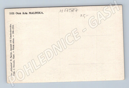 Pohlednice Malinska Otok Krk SHS cca 1924 (M17587)