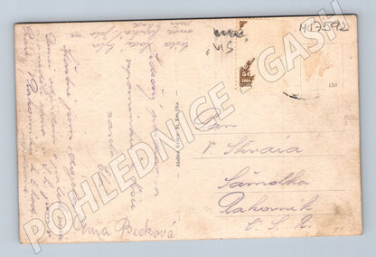 Pohlednice Vis Jugoslávie panoráma odeslaná (M17592)