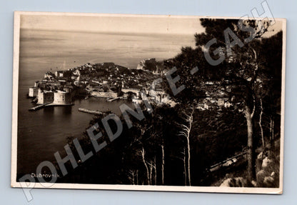 Pohlednice Dubrovník 1933 zaslaná do Prahy Jugoslávie (M17595)