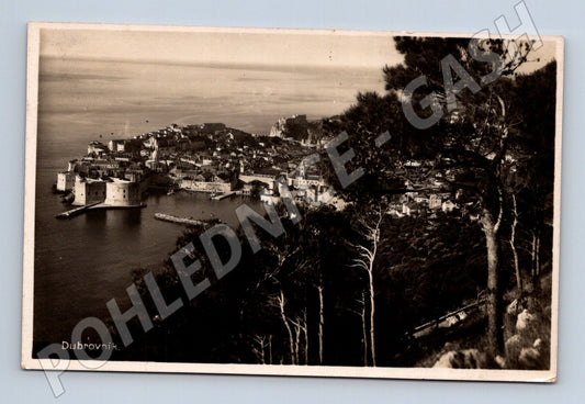 Pohlednice Dubrovník 1933 zaslaná do Prahy Jugoslávie (M17595)