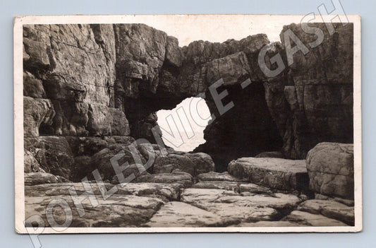 Pohlednice Dubrovník Lokrum skalní útvar 1920–30 prošlá (M17602)