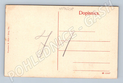 Pohlednice Vis-Lissa ruiny Gradina stará (M17608)