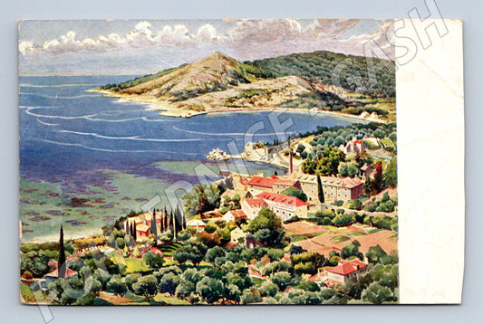Pohlednice Srebrnská zátoka Dubrovnická župa malovaná (M17614)