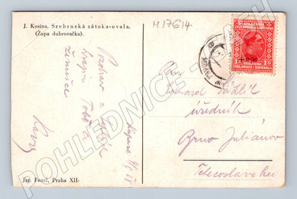 Pohlednice Srebrnská zátoka Dubrovnická župa malovaná (M17614)