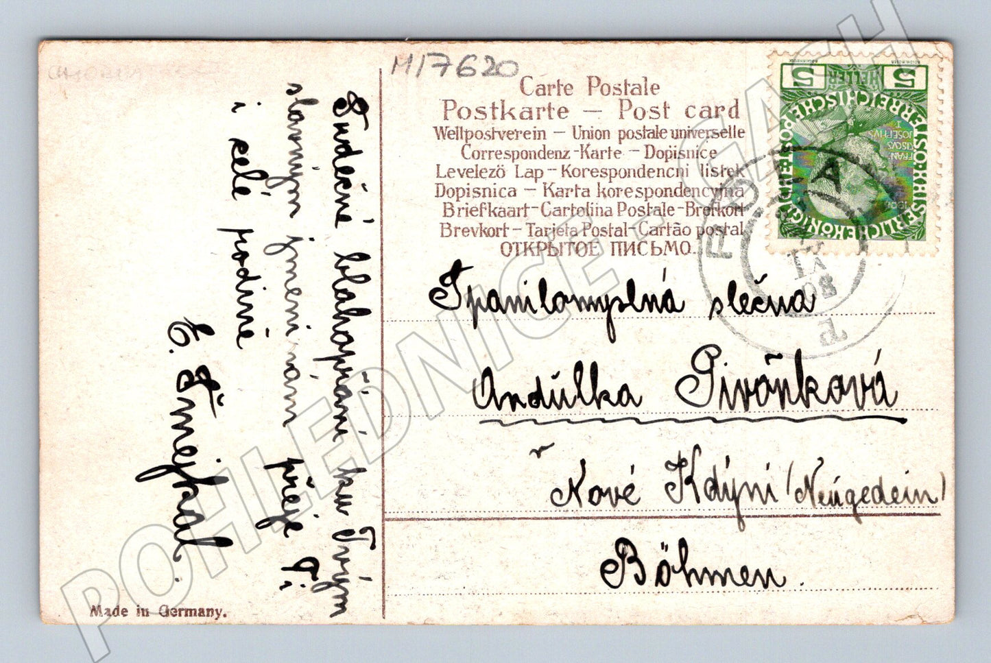 Pohlednice Pola amfiteátr Arena od moře barevná do Čech (M17620)