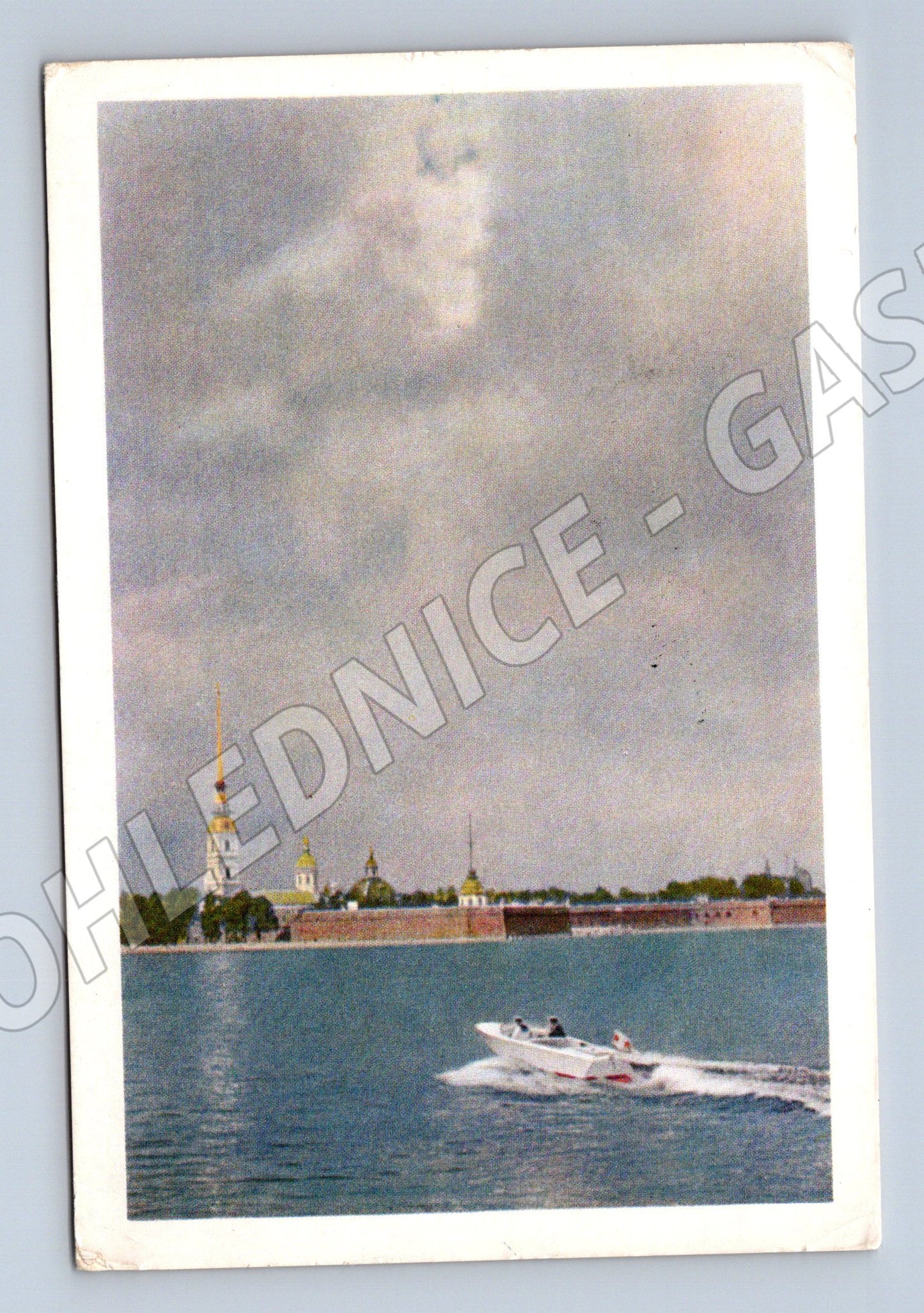Pohlednice Leningrad Petropavlovská pevnost 1961 do Prahy (M17630)