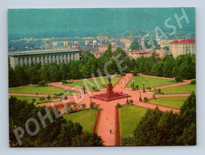 Pohlednice Vilnius Leninovo náměstí 1976 litevská (M17637)