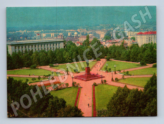 Pohlednice Vilnius Leninovo náměstí 1976 litevská (M17637)