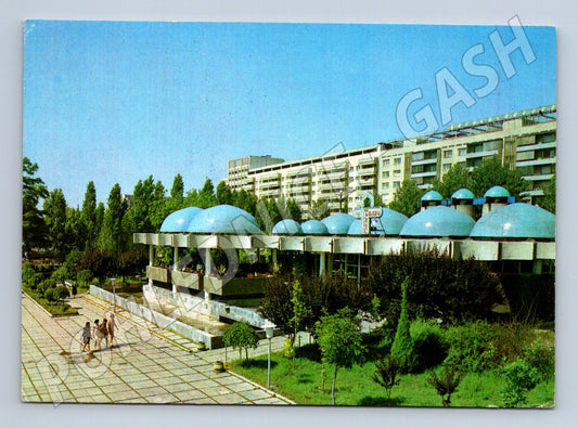 Pohlednice Taškent kavárna Modré kupole odeslaná 60. léta (M17643)