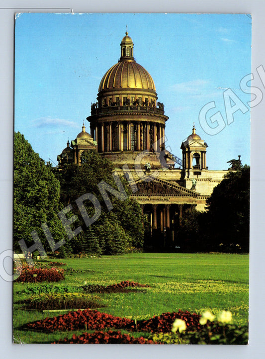 Pohlednice Leningrad Isákijevský chrám SSSR 1966 použitá (M17665)