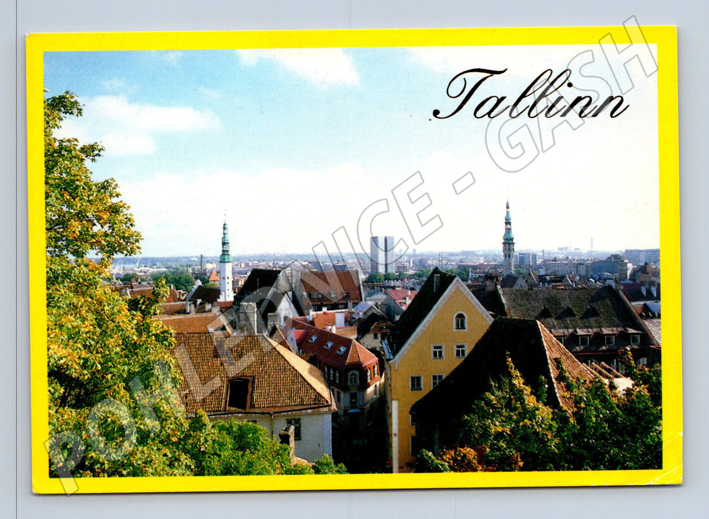 Pohlednice Tallinn Estonsko výhled na historické centrum (M17667)