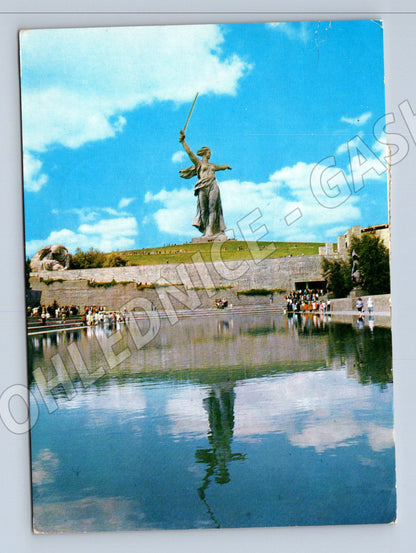 Pohlednice Volgograd Matka Vlast volá SSSR 1977 použitá (M17669)