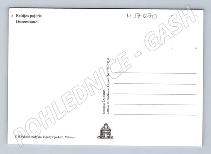 Pohlednice Litevské pobřeží Baltijos pajūris Ostseestrand (M17670)