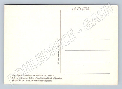 Pohlednice Litva jezera NP Ignalina (M17672)