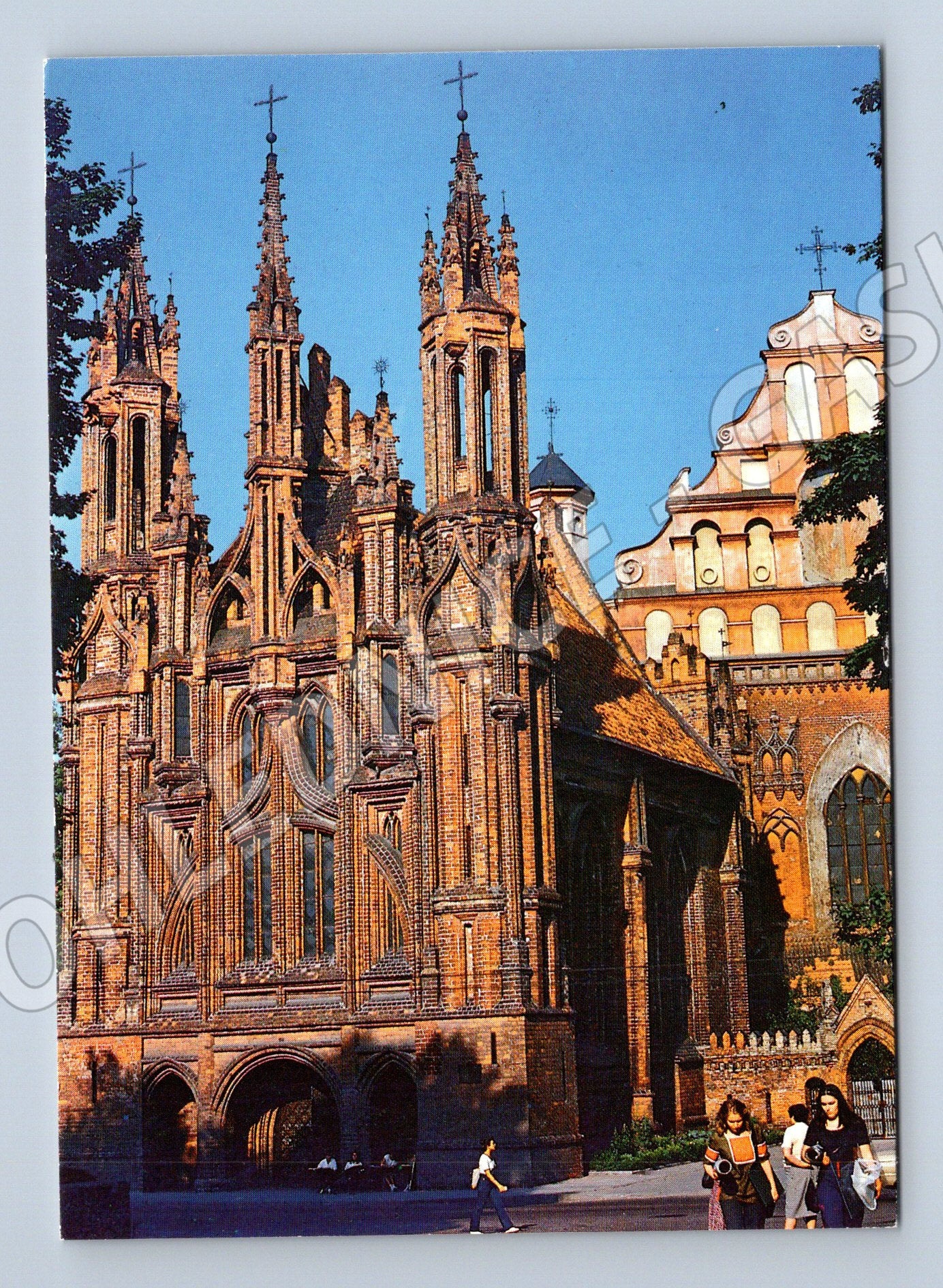 Pohlednice Vilnius kostel sv. Anny Litva 1990 (M17683)