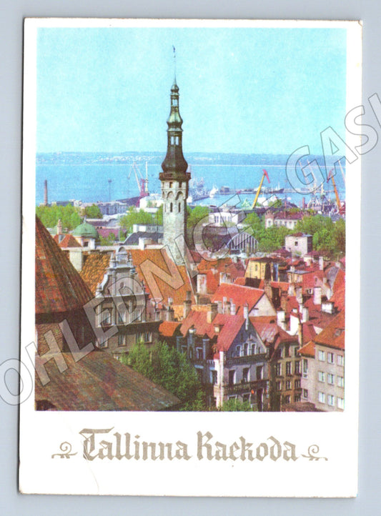 Pohlednice Tallinn radniční věž Estonsko 1977 (M17724)
