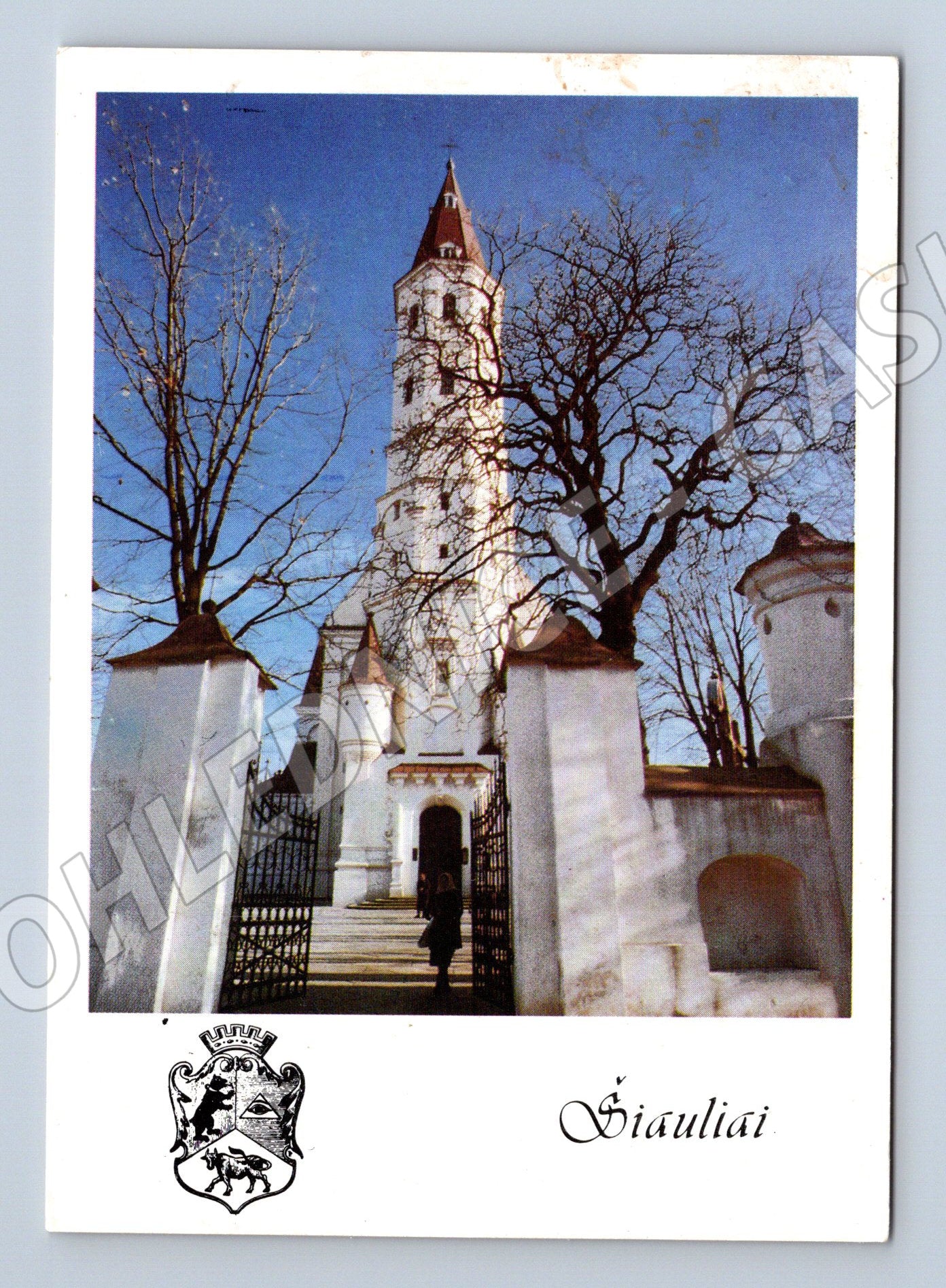 Pohlednice Šiauliai kostel sv. Petra a Pavla Litva 1993 (M17727)