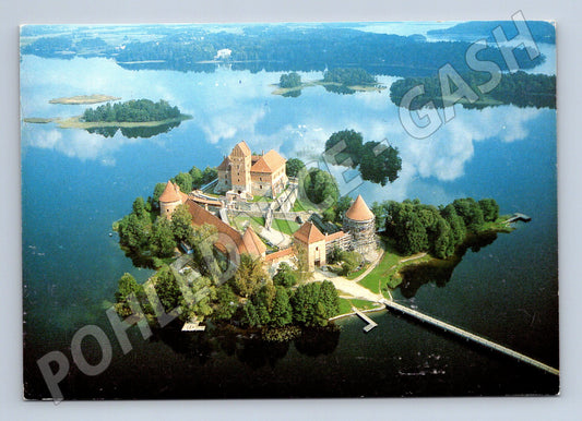 Pohlednice Trakai hrad na ostrově Litva (M17728)
