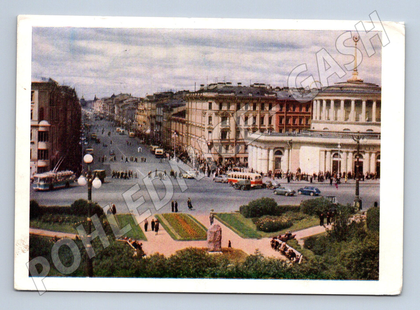 Pohlednice Leningrad Nevský prospekt SSSR 1961 do ČSR (M17734)