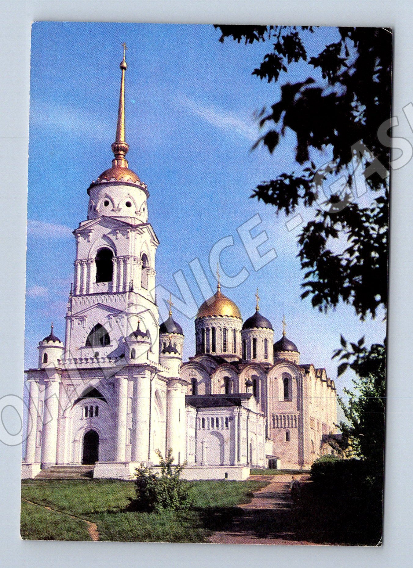 Pohlednice Vladimir Uspenský chrám Rusko Intourist (M17740)