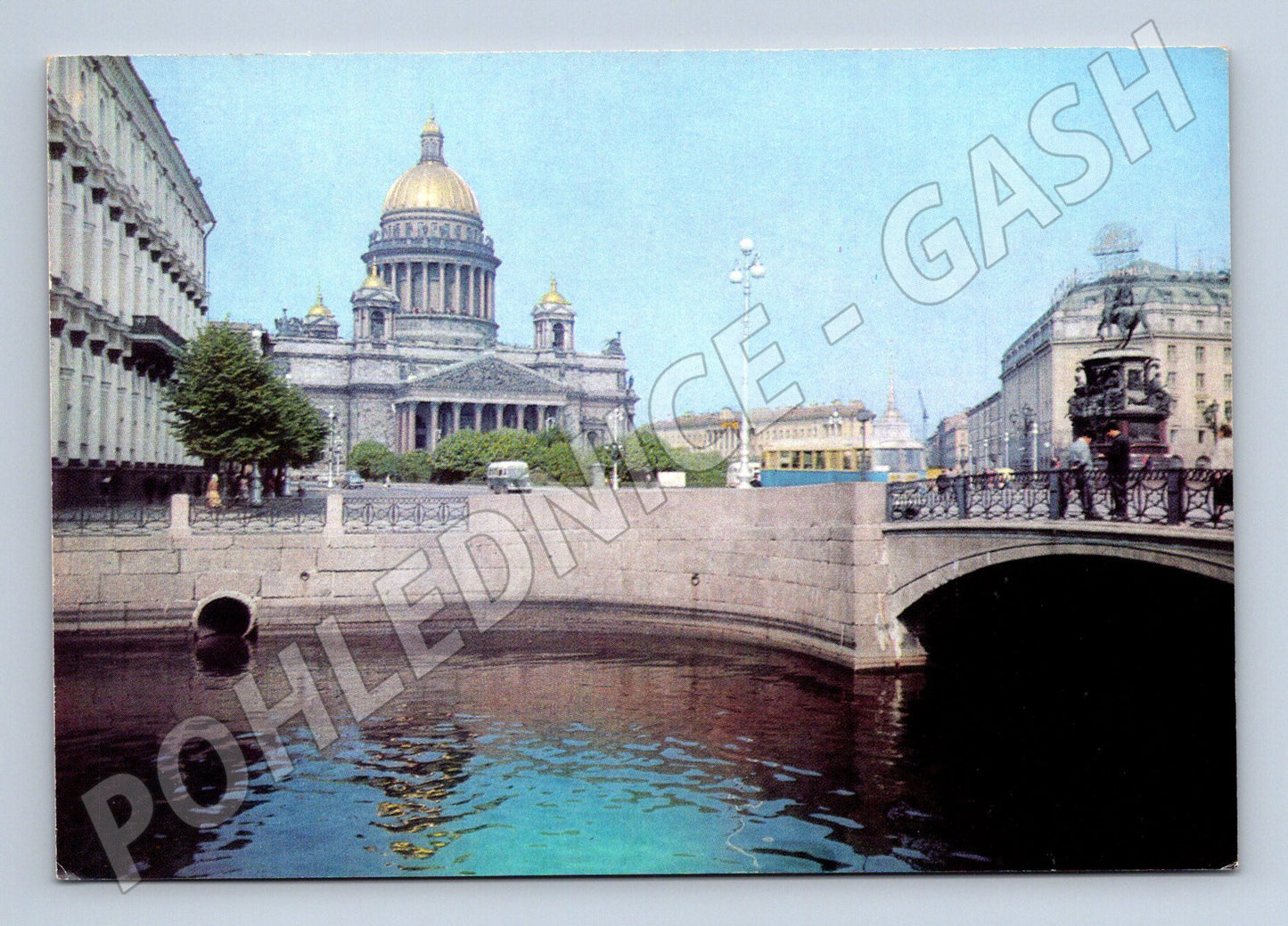Pohlednice Leningrad chrám sv. Izáka SSSR barevná (M17742)