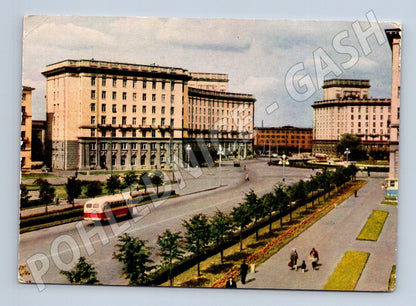 Pohlednice Leningrad Komsomolské náměstí SSSR 1965 (M17761)
