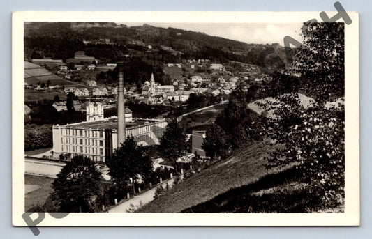 Pohlednice Velké Hamry panorama města továrny (M1777)