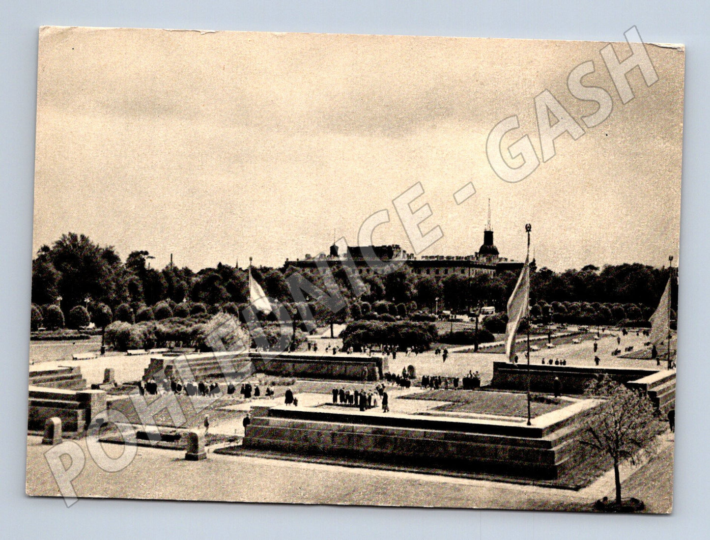 Pohlednice Leningrad Marsovo pole památník padlým bojovníkům (M17782)