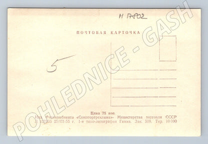 Pohlednice Moskva Novoděvičí klášter SSSR 1955 čistá (M17802)