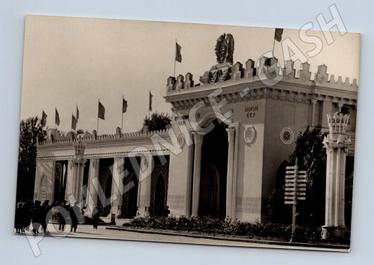 Pohlednice VDNCh Moskva pavilon Kyrgyzské SSR SSSR 1955 (M17807)