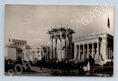 Pohlednice VDNCh Moskva pavilon Uzbekistán SSSR 1955 (M17811)