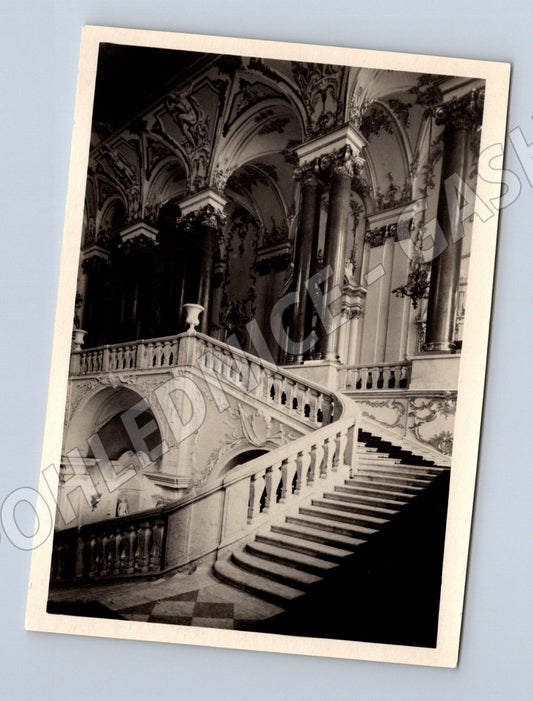 Pohlednice Ermitáž Leningrad hlavní schodiště Zimního paláce (M17816)