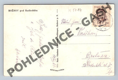 Pohlednice Rožnov pod Radhoštěm ČSR (M1784)