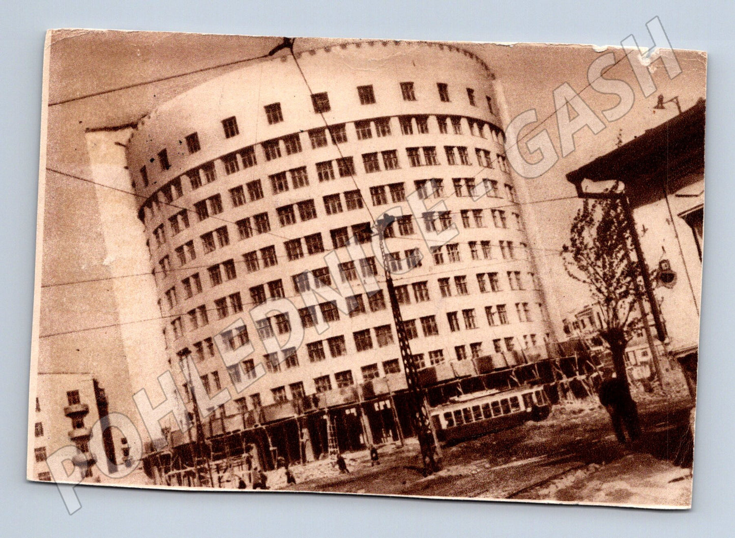 Pohlednice Charkov Gosprom konstruktivismus SSSR 1933 (M17849)