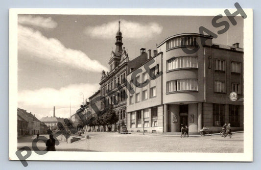 Pohlednice Strakonice banka radnice Orbis (M1785)